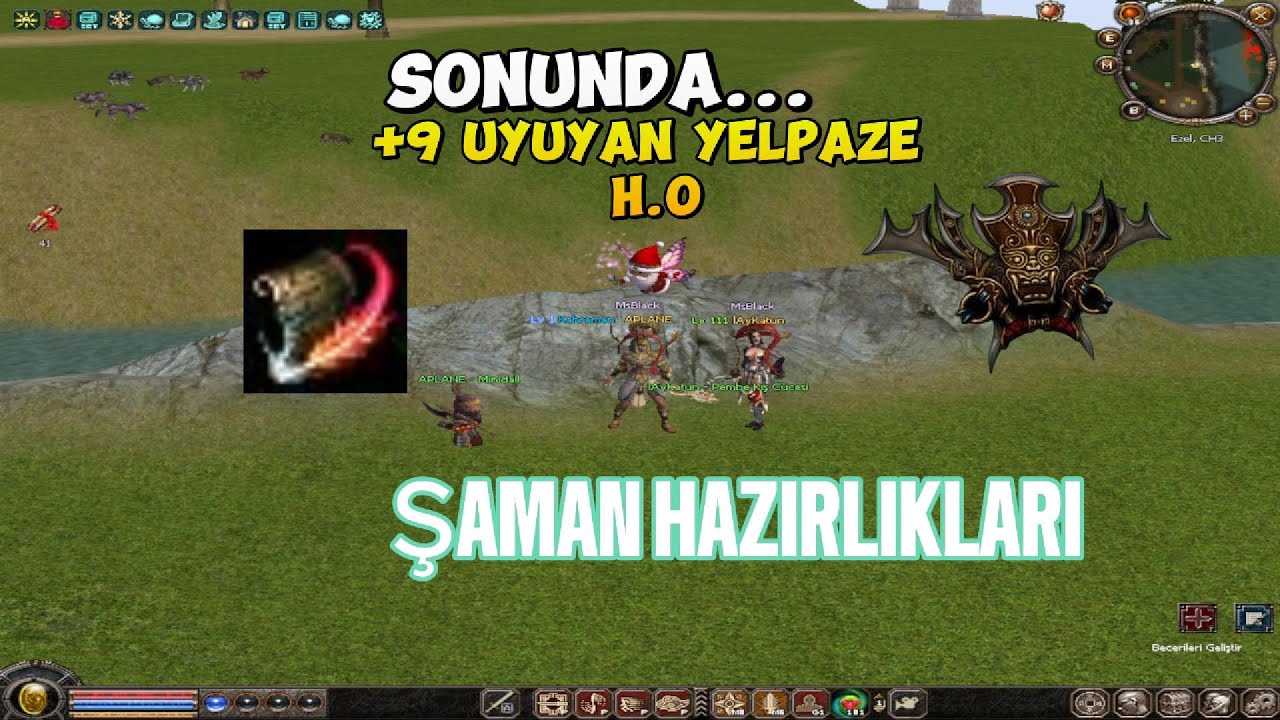 METİN2 TR ŞAMAN HAZIRLIKLARI +9 UYUYAN YELPAZE H.O