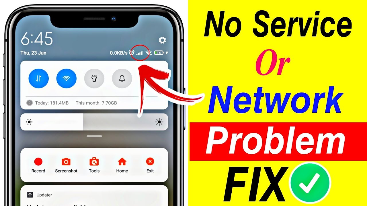 Mi Redmi Mobile Network And No Service problem Solution | All mobile network problem solved in Hindi