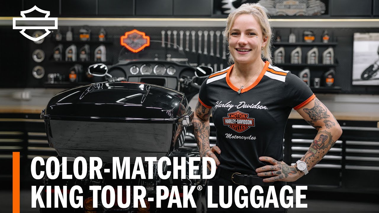 Harley-Davidson Color-Matched King Tour-Pak Luggage Overview & Installation