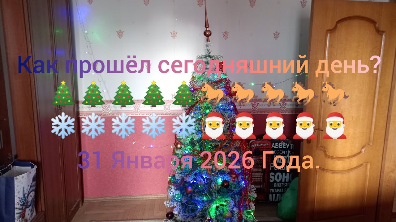Как прошёл мой день? 🎄🎄🎄🎄🎄🐎🐎🐎🐎🐎❄️❄️❄️❄️❄️🎅🎅🎅🎅🎅 31 Января 2026 Года.