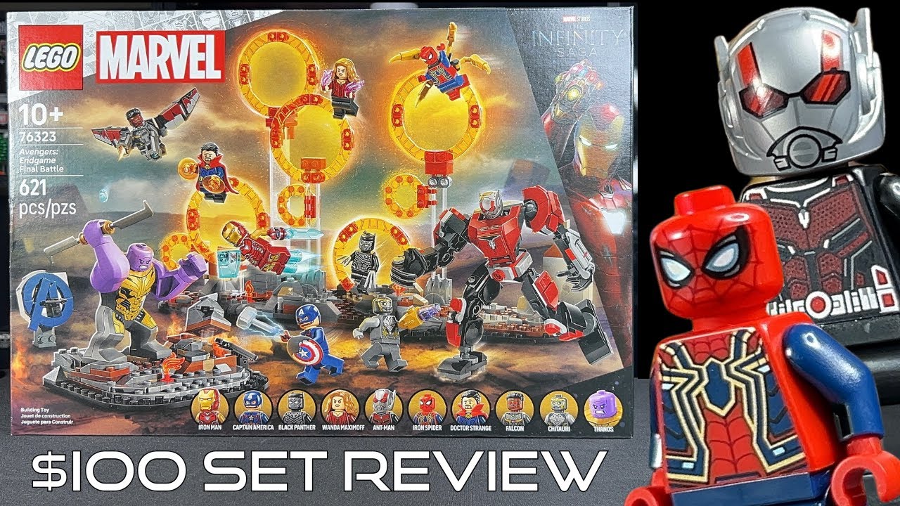 REVIEW: $100 LEGO Avengers Endgame Final Battle - Set 76323