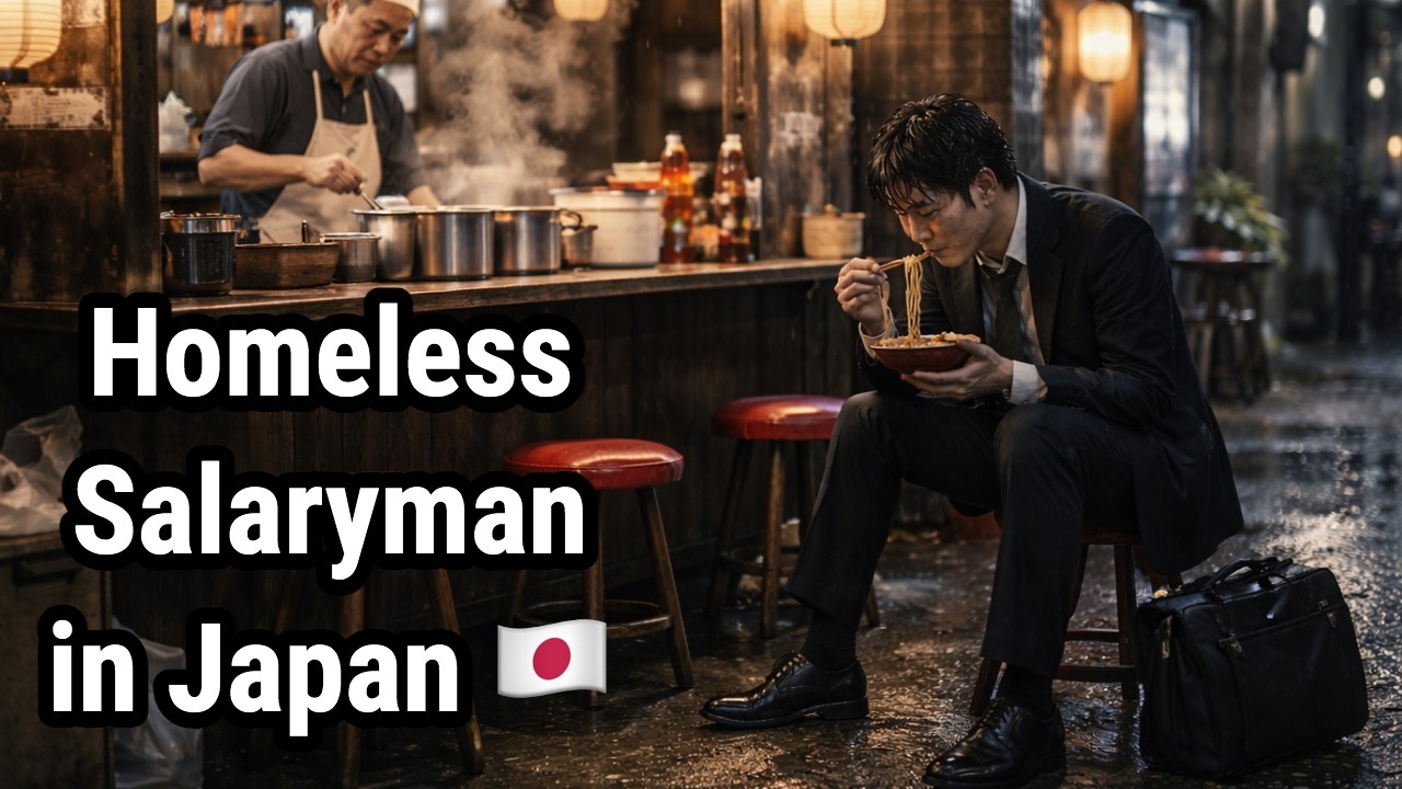 The Cheap Dinner of Homeless Salarymen in Tokyo 🇯🇵