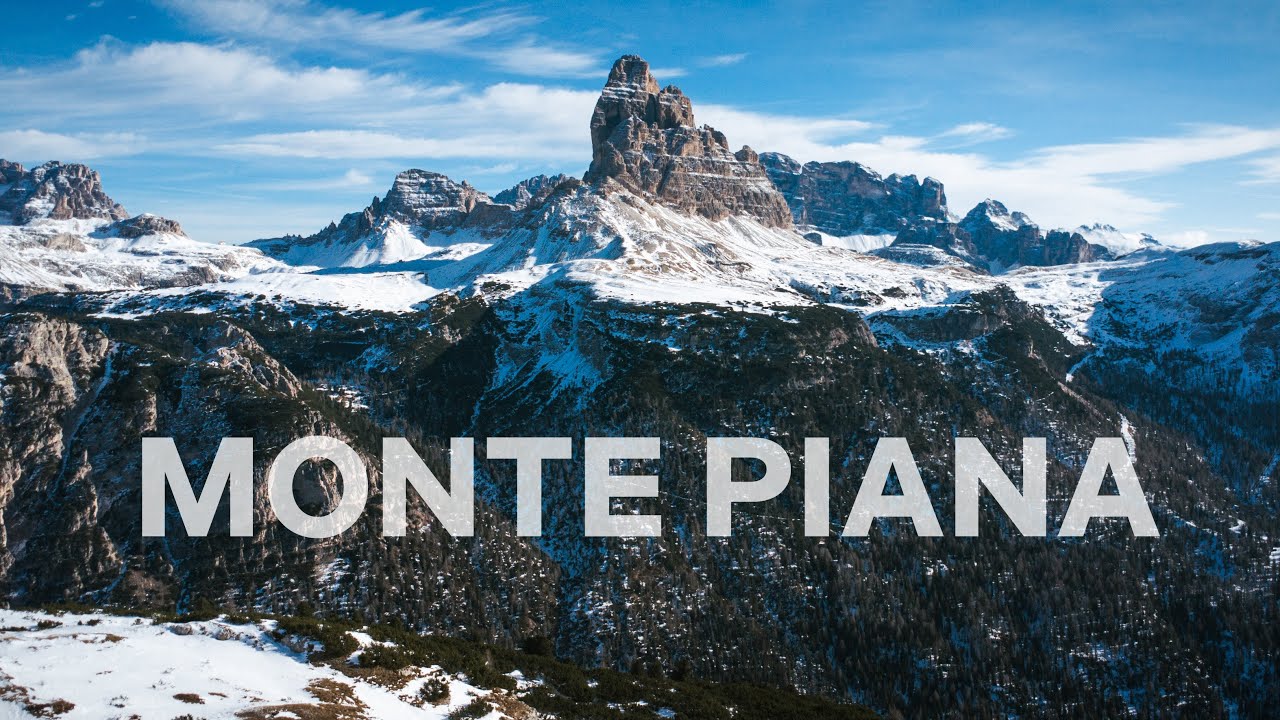 MONTE PIANA e RIFUGIO BOSI dal lago di Misurina • 2330mt - DOLOMITI [4K]