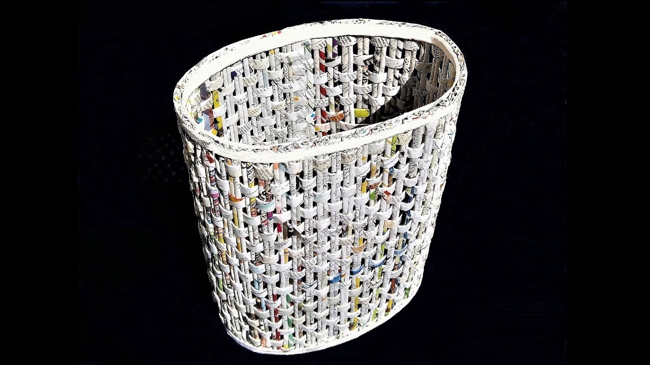 How To Make a Newspaper Basket | DIY Basket Making | Best out of waste | Newspaper Craft