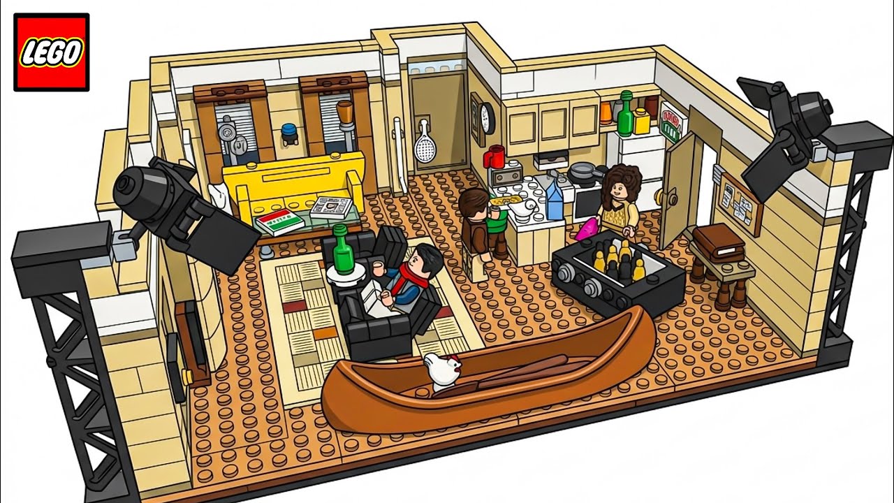 JOEY & CHANDLER&rsquo;S APARTMENT: Stop Motion Self Build (LEGO Creator Expert 10292)