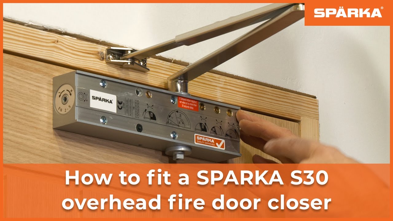 How To Fit a SPARKA S30 Overhead Fire Door Closer