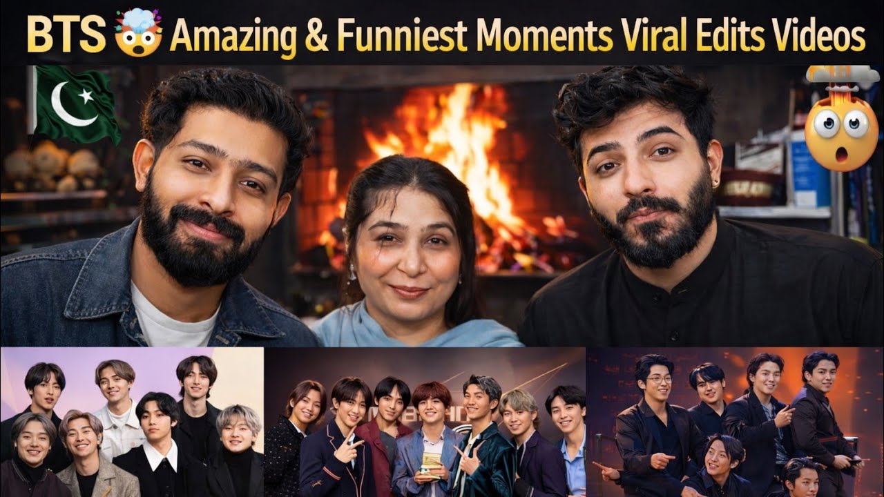 Pakistani Reaction To BTS Viral Cutest And Funniest Moments Edits Video