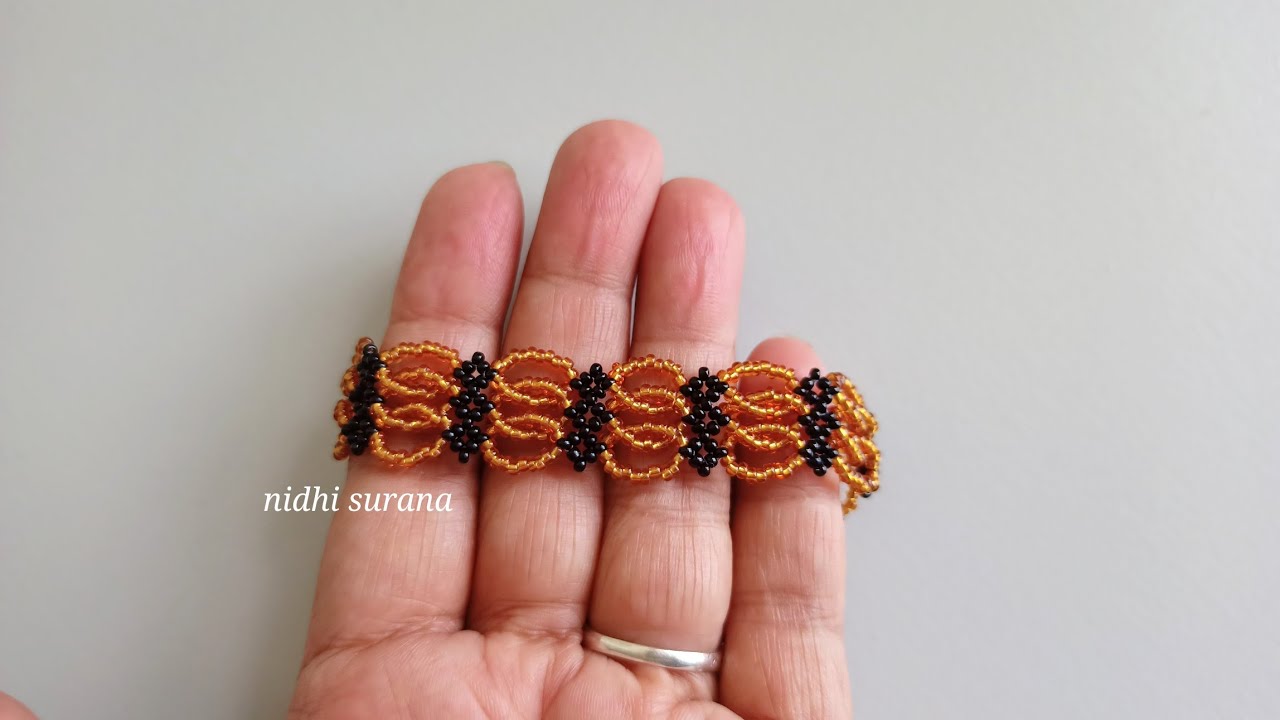 ⚜️Entwined, Lovely Seed bead Bracelet/Entrelazada, encantadora pulsera de cuentas de semillas/diy