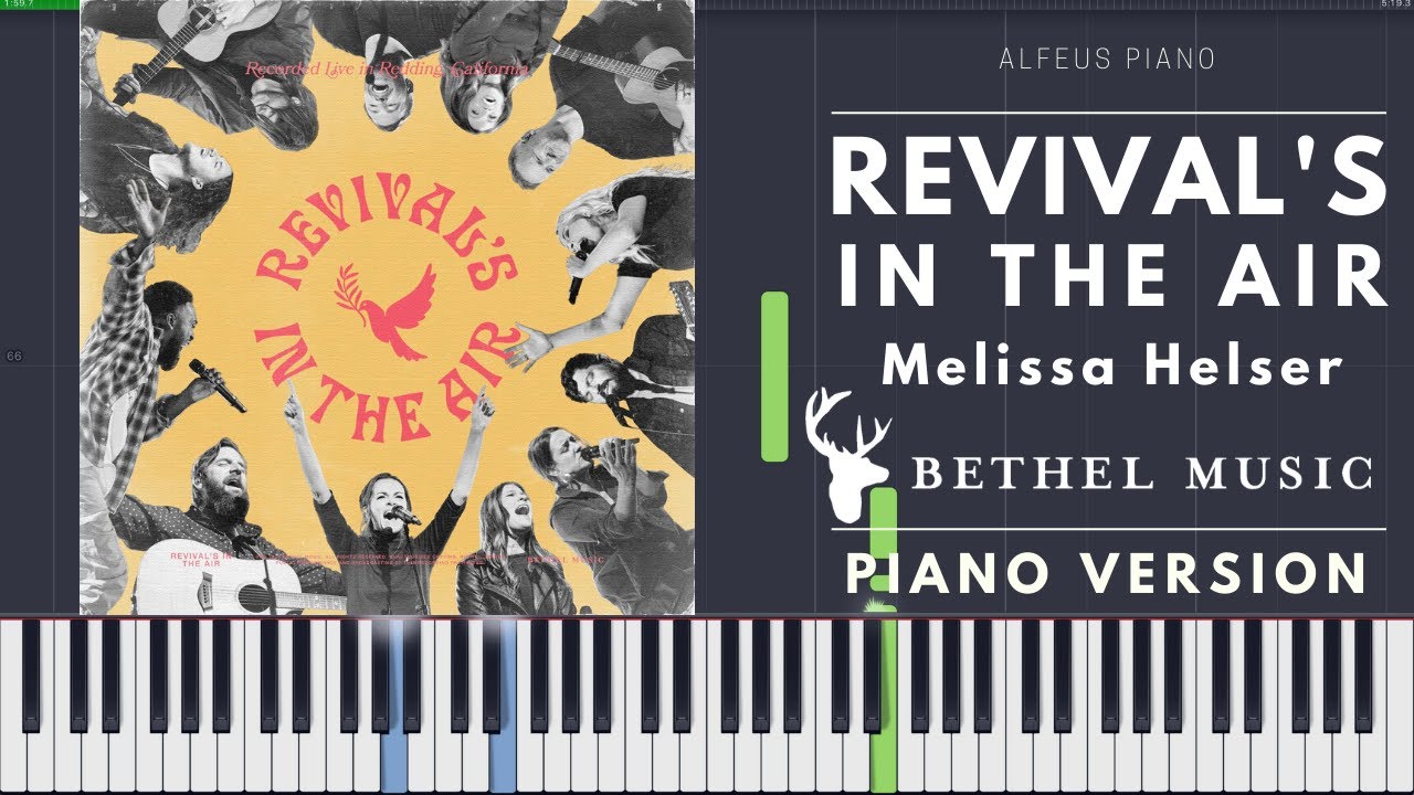 Revival's In The Air (Bethel Music Feat. Melissa Helser) | Piano Version Tutorial
