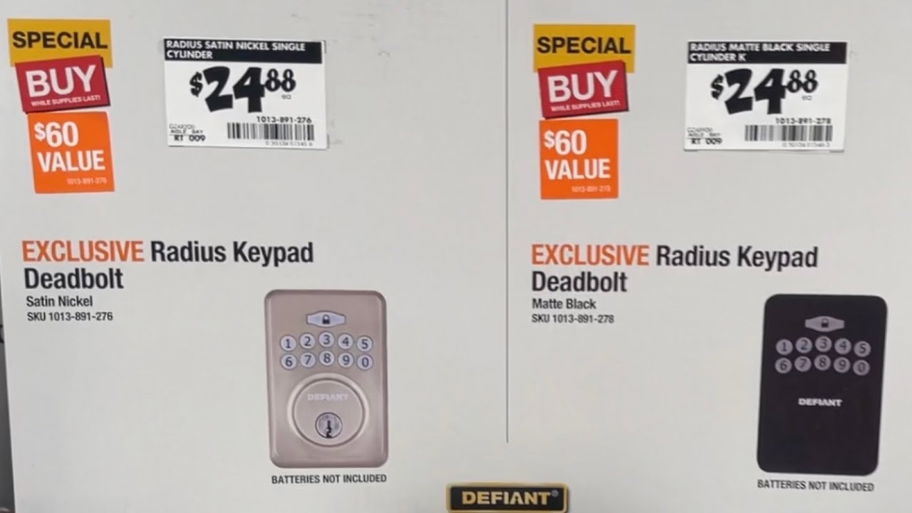 Посмотрите это, прежде чем купить замок Defiant Keypad за 25 долларов на распродаже в Черную пятн...