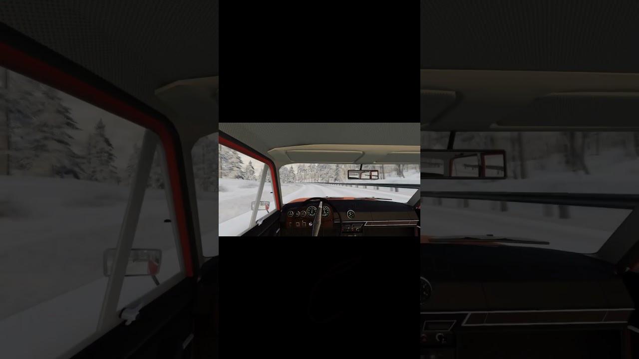 First car #lada #vaz#russia #snow #winter #tiktok #drift #fyp #game #beamngdrive #simracing#nature