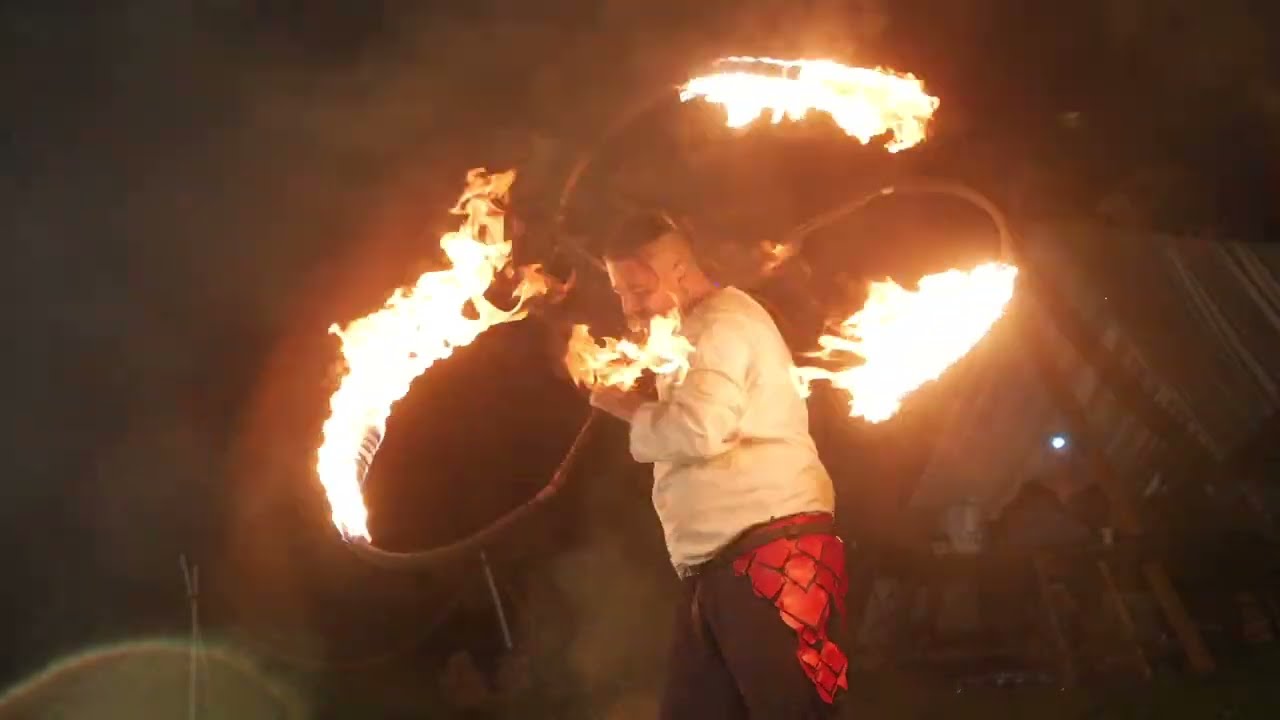 Spectacle de feu m&eacute;di&eacute;val : Pyrallis