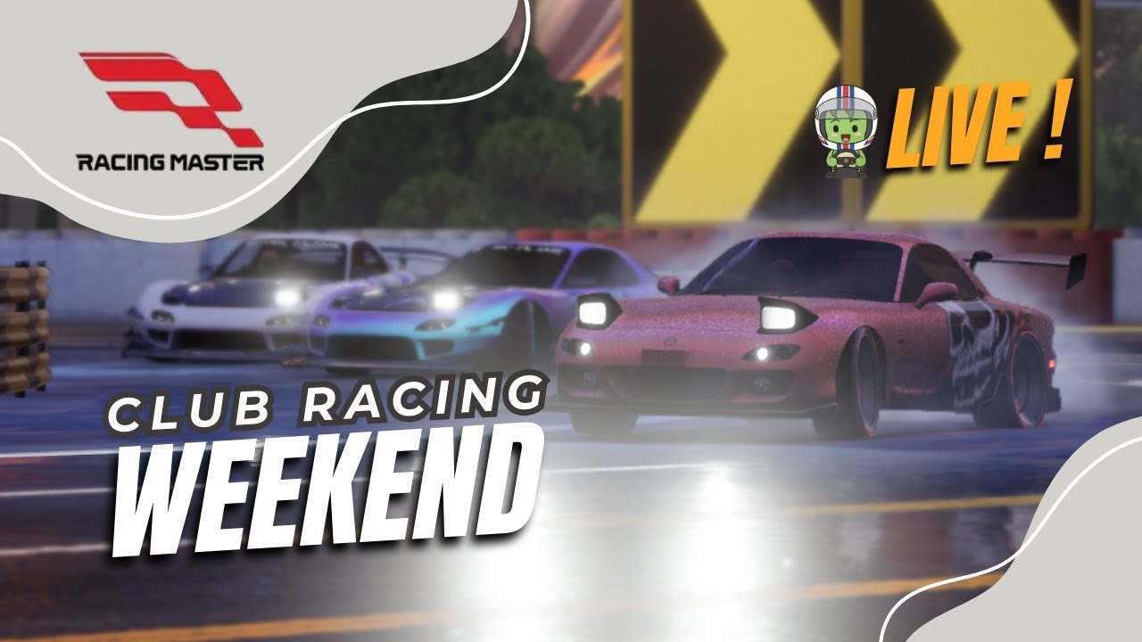 LIVE Racing Master minggu : Club Racing Weekend + Strategi baru Judi Tourney Honda Speed