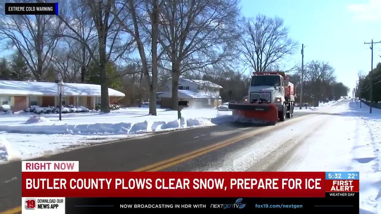 Butler County plows clear snow, prepare for ice