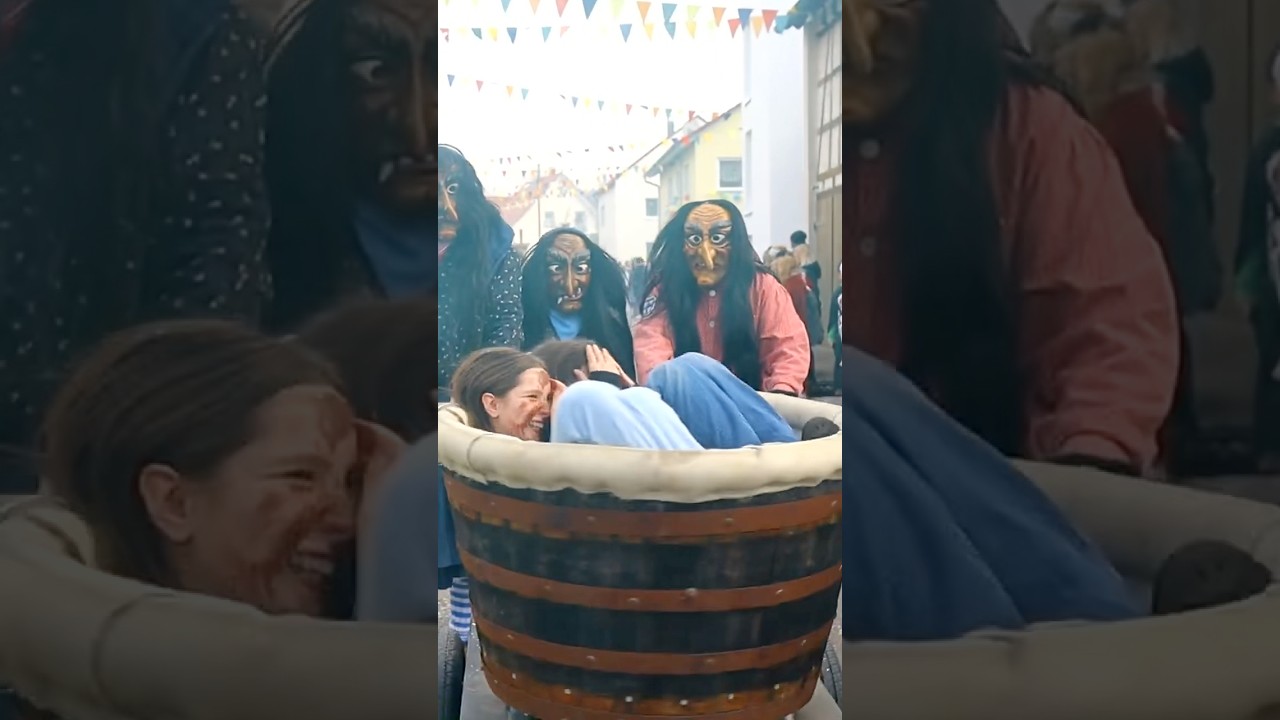 Drehk&uuml;bel der NZ Schwalldorf #fasnet #fastnacht #creepy #witch #spin #karneval