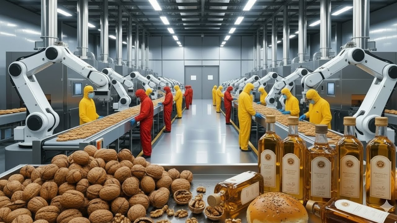 Inside Giant Walnut Industry From Harvest to Oil & By Products