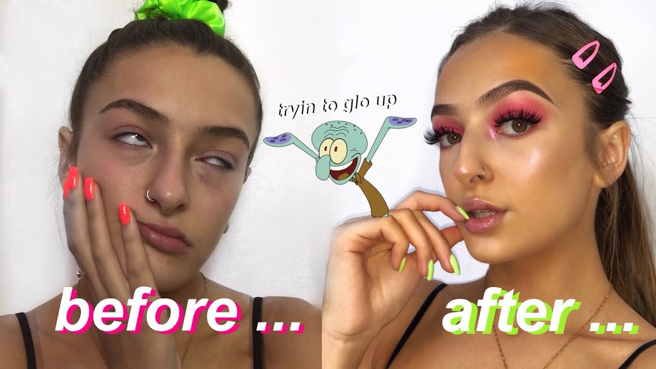 i tried to glow up ... 1hr transformation | amy menzies