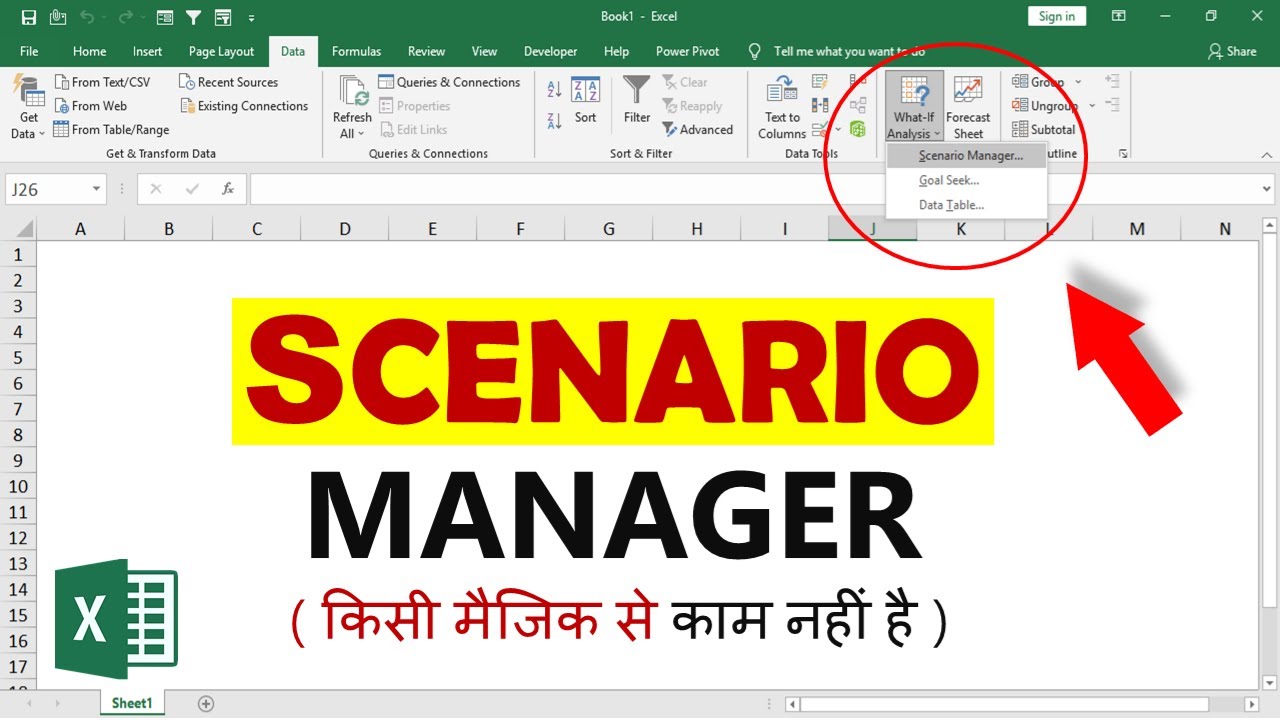 IMPORTANCE of SCENARIO MANAGER in excel - How To Use Scenario Manager in Excel