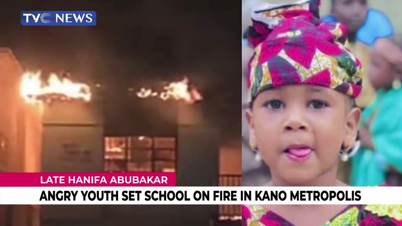 (VIDEO) Angry Youth Set School on Fire in Kano Metropolis