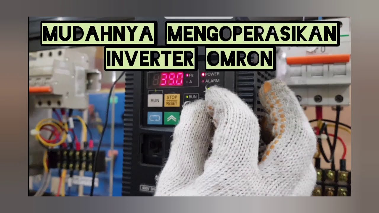 Mengoperasikan Inverter Omron dengan Keypad