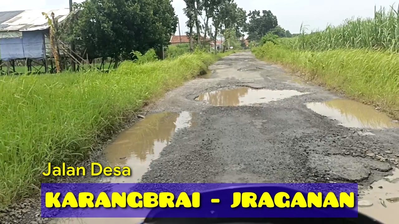 Kondisi Jalan Desa Karangbrai Bodeh