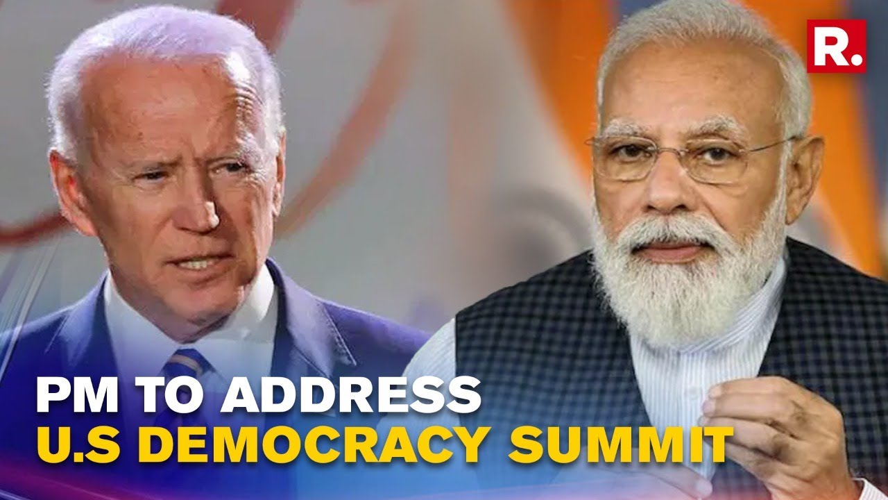 PM Modi To Deliver National Statement At U.S Democracy Summit Today After Closed-Door Meet Yesterday