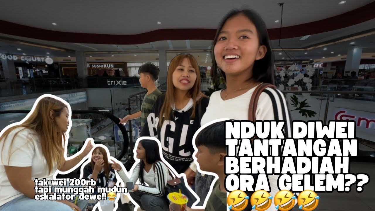 CHALLENGE NDUK PRINCES NUMPAK ESKALATOR DEWE🤣‼️