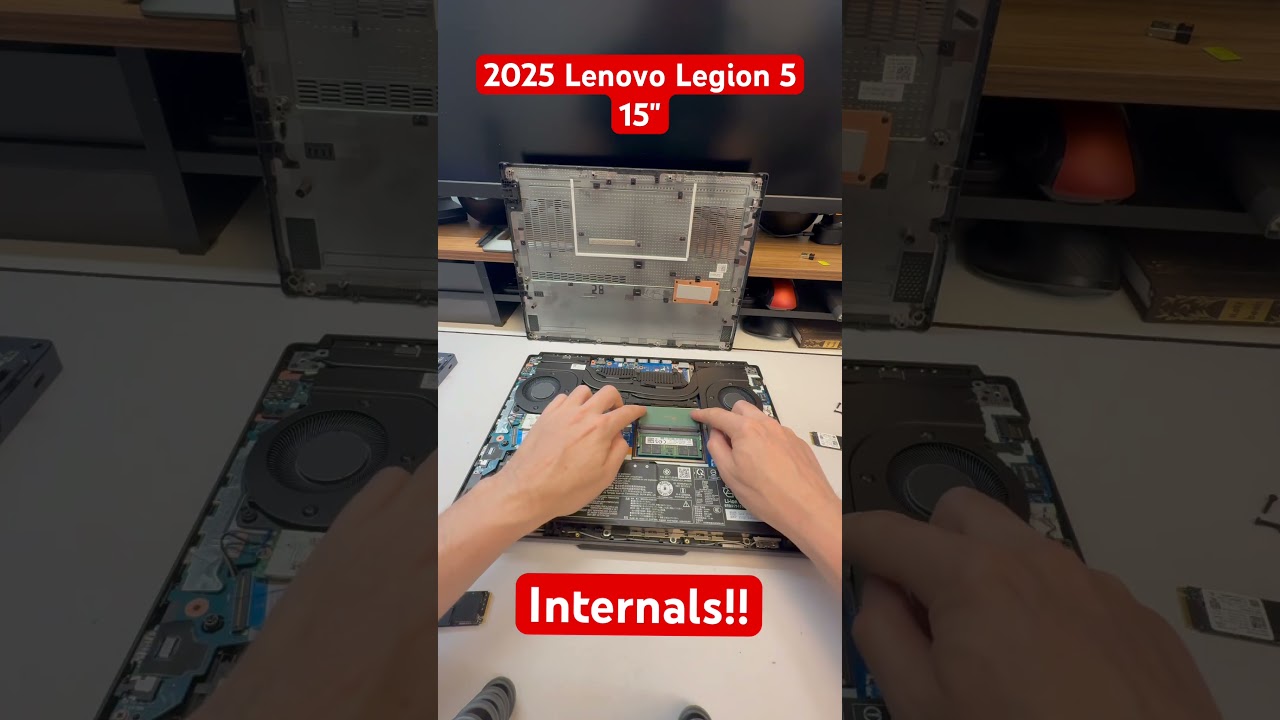 NEW 2025 Lenovo Legion 5 (Gen 10) 15" internals !! @lenovolegion @Lenovo 