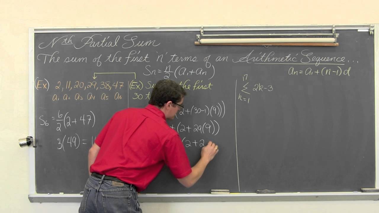 Partial Sum Arithmetic Sequence