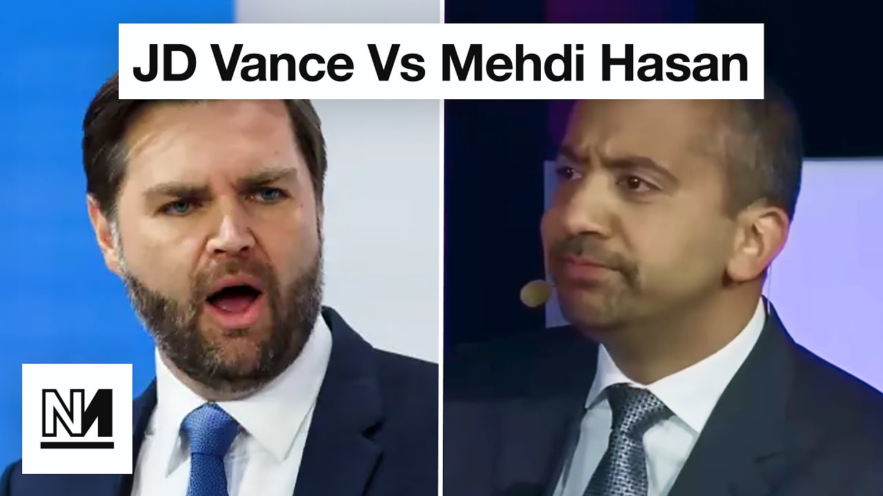 JD Vance Lashes Out At Mehdi Hasan Over Free Speech
