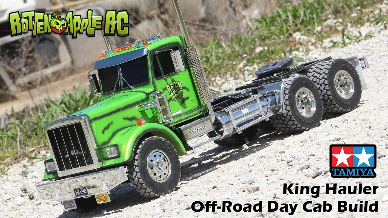Сборка и первый запуск внедорожной модели Tamiya King Hauler с кабиной дневного типа!