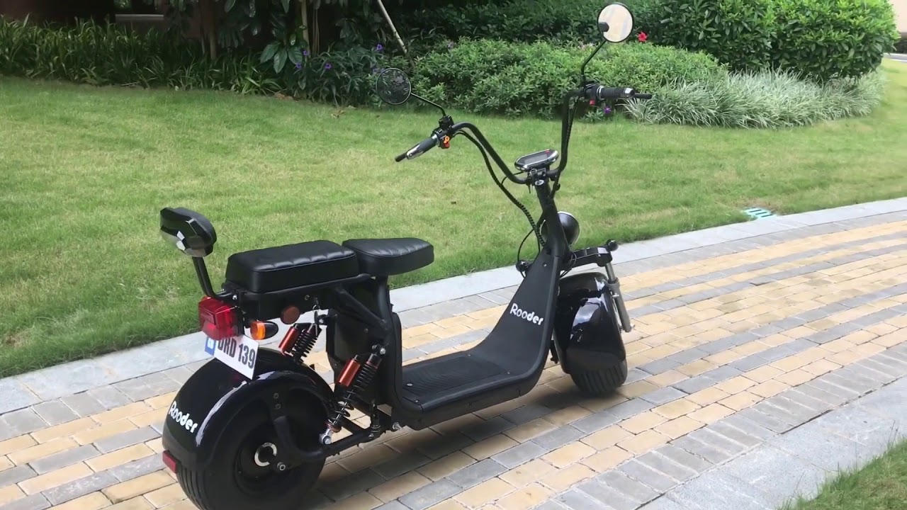 EEC citycoco with two removable battery from Rooder EEC COC city coco factory