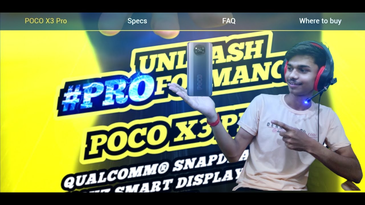 POCO X3 Pro Unboxing and  Gaming Live Streaming and  best phone for live streaming in this segment