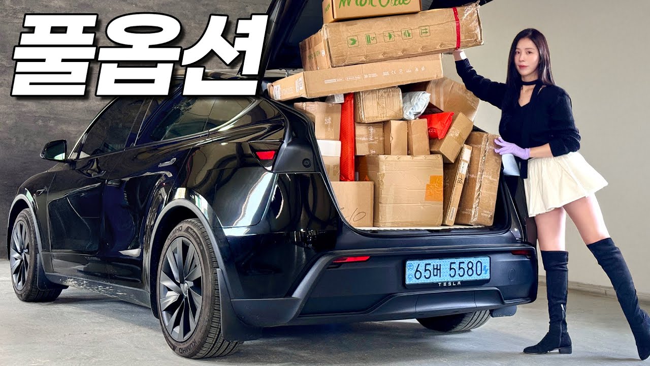 ‘알리 악세사리!’ 깡통 테슬라 모델Y 주니퍼를 풀옵션으로 만들어 보자! 그냥 쏘렌토 살걸..
