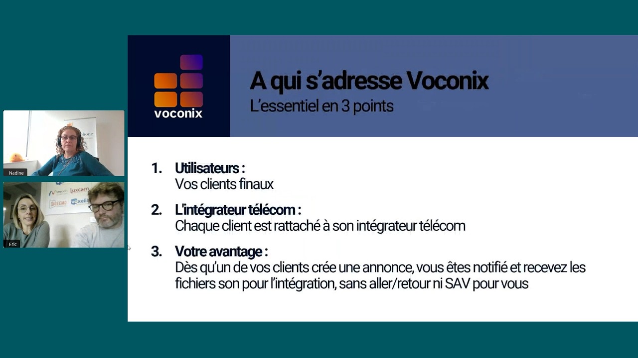 Webinar: Voconix by Voxelis - innovaphone Partner Apps | français