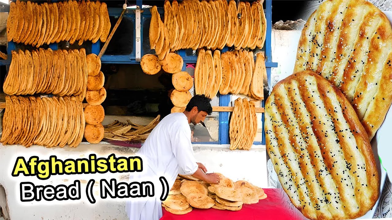 Afghanistan Famous Bread ( NAAN ) | AFGHANISTAN STREET FOOD 2024 |  #food #streetfood #afghanistan