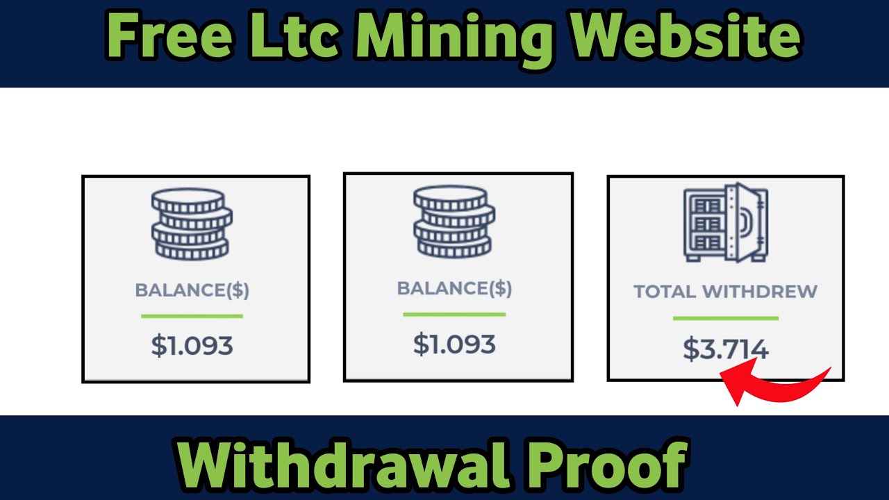 Free ltc Mining site |  Free Cloud Mining webSite | LtcAutoMining withdraw Proof