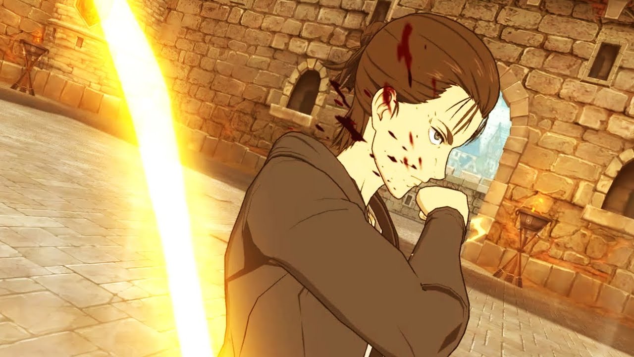 [Showcase] Eren Yeager (Firm Belief) [AoT Collab] - Skills Animations (7DS: Grand Cross)