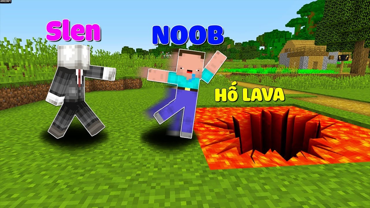 GIẢI MÃ THÀNH CÔNG 6 CÁI BẪY NGUY HIỂM Ở THẾ GIỚI CỦA NOOB TRONG MINECRAFT | Thử Thách SlenderMan