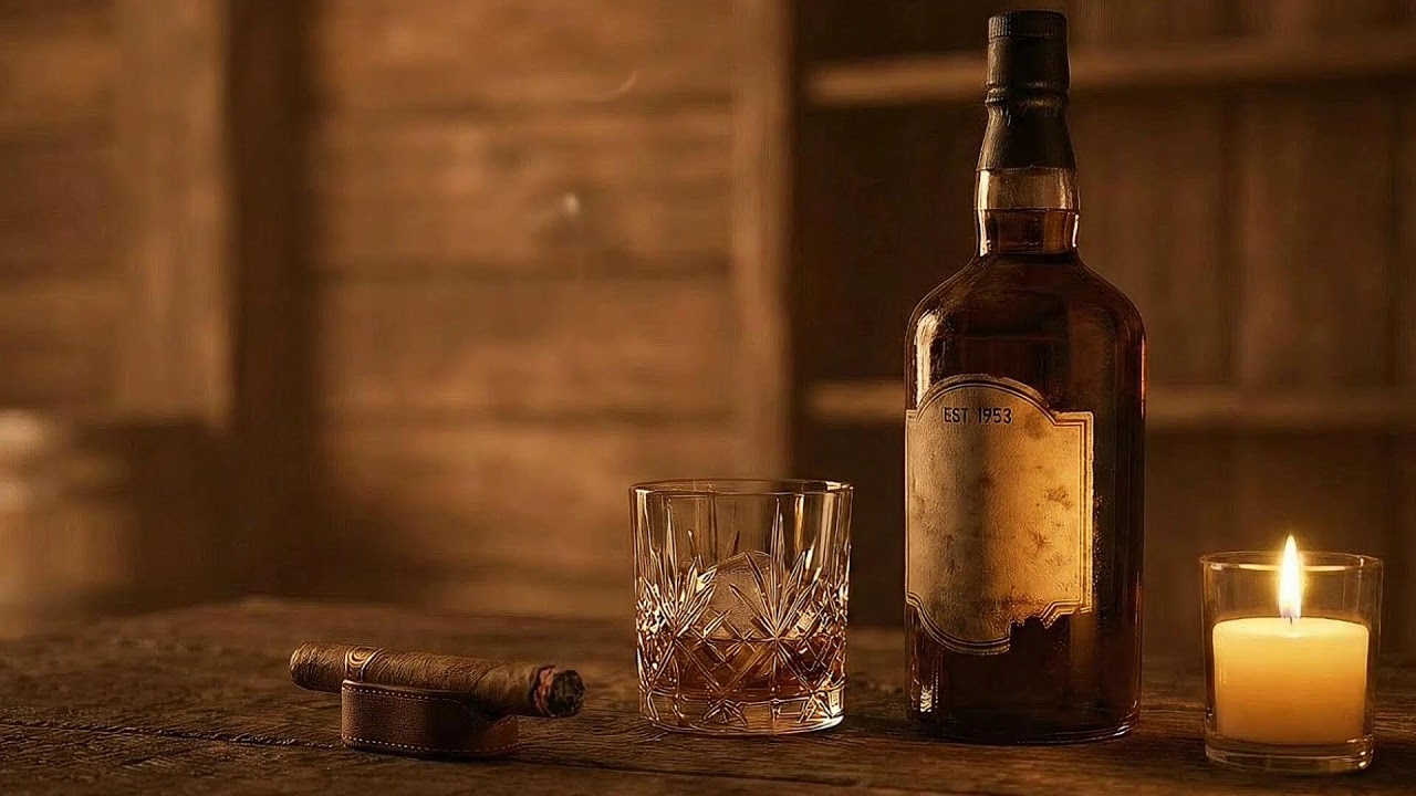 Whiskey Blues — Slow Vintage Guitar for Peaceful Evenings