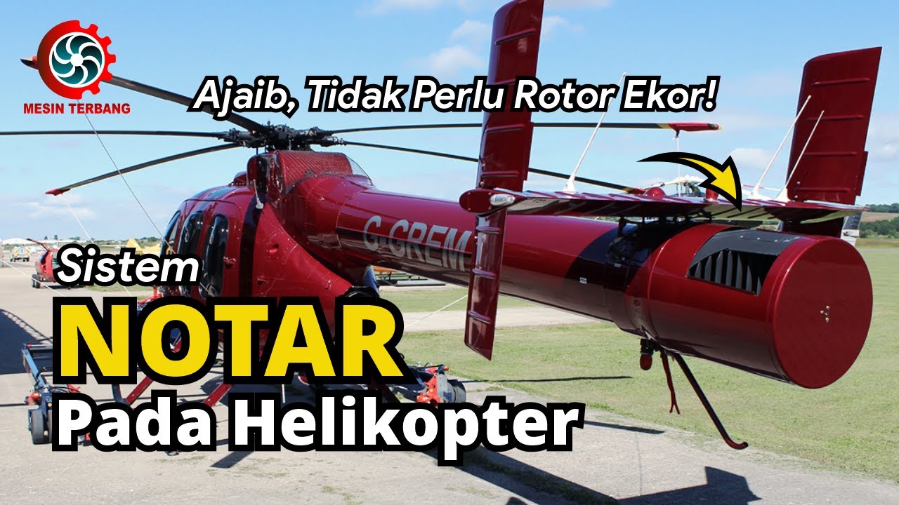 Sistem NOTAR Pada Helikopter, Tidak Perlu Rotor Ekor❗