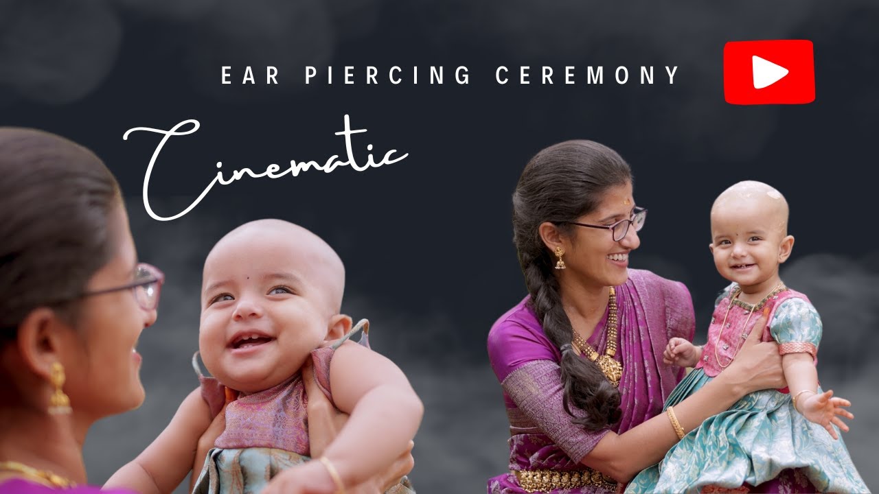 TANVI | Ear Piercing Ceremony | Angalamman Temple | Tiruppur | Catchy Capture Photography