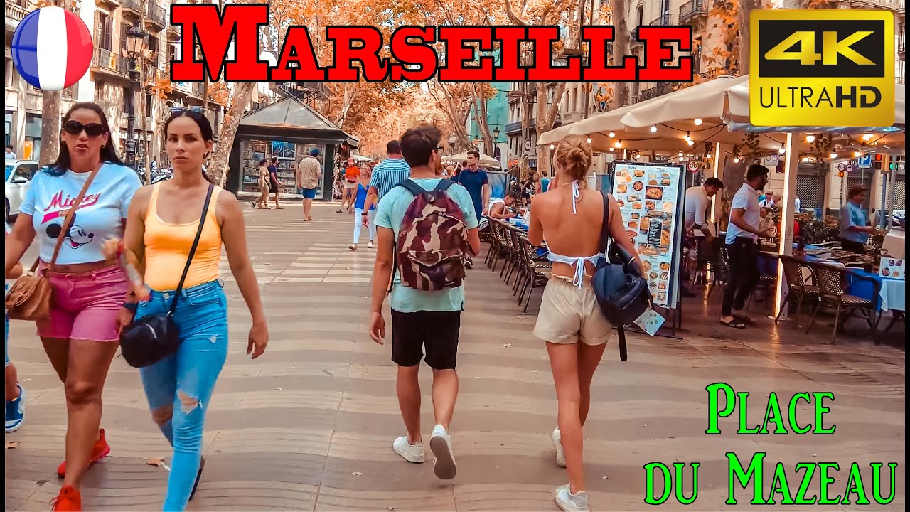 Explore Marseille's Stunning Vieux Port in 4k UHD 60fps || Sunny Summer Walking Tour
