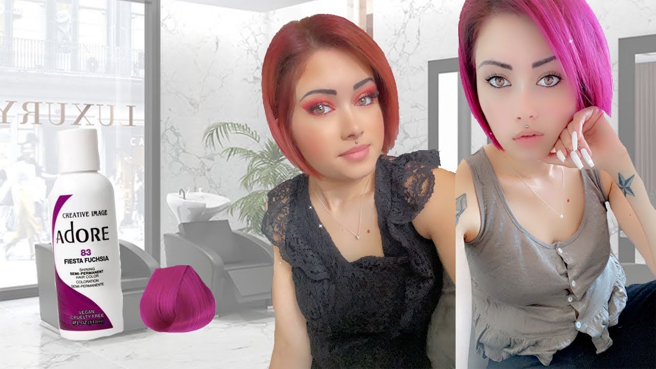 CHEVEUX ROSE || Test Coloration Adore Fuschia Fiesta