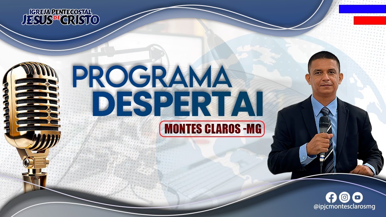 Programa Despertai | Ao Vivo | Sexta-Feira 13/02/2026 Tarde |IPJC Montes Claros