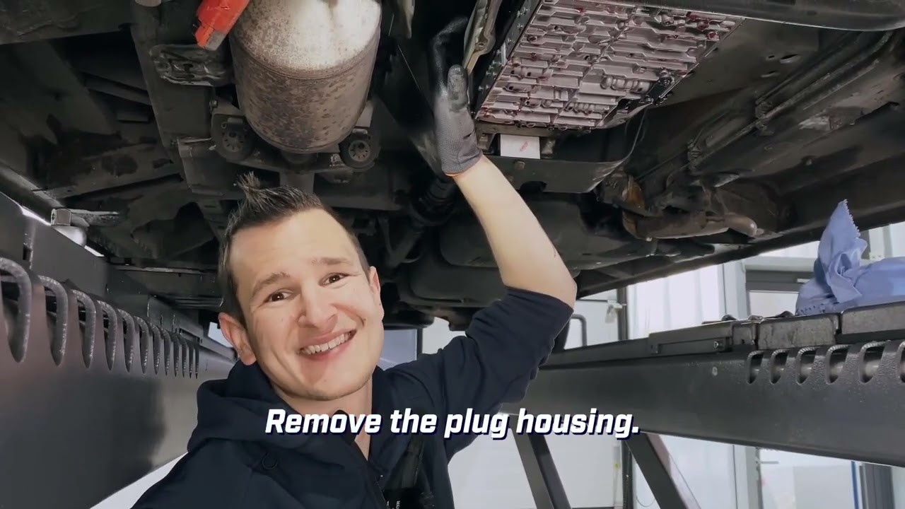 Changing the transmission fluid in a Mercedes-Benz 722.6 5-speed automatic transmission