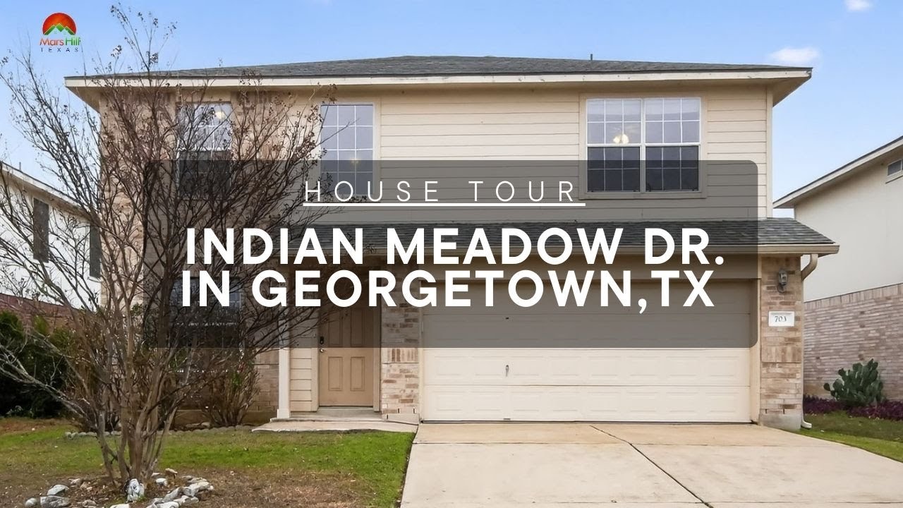 MLS House Tour: 703 Indian Meadow Drive in Georgetown, TX - Warm and Inviting Home In Meadows Park