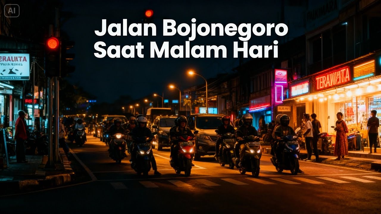 Bojonegoro Malam Hari: 🌃  Menikmati Gemerlap Lampu Jalanan Bojonegoro dari Balik Kemudi
