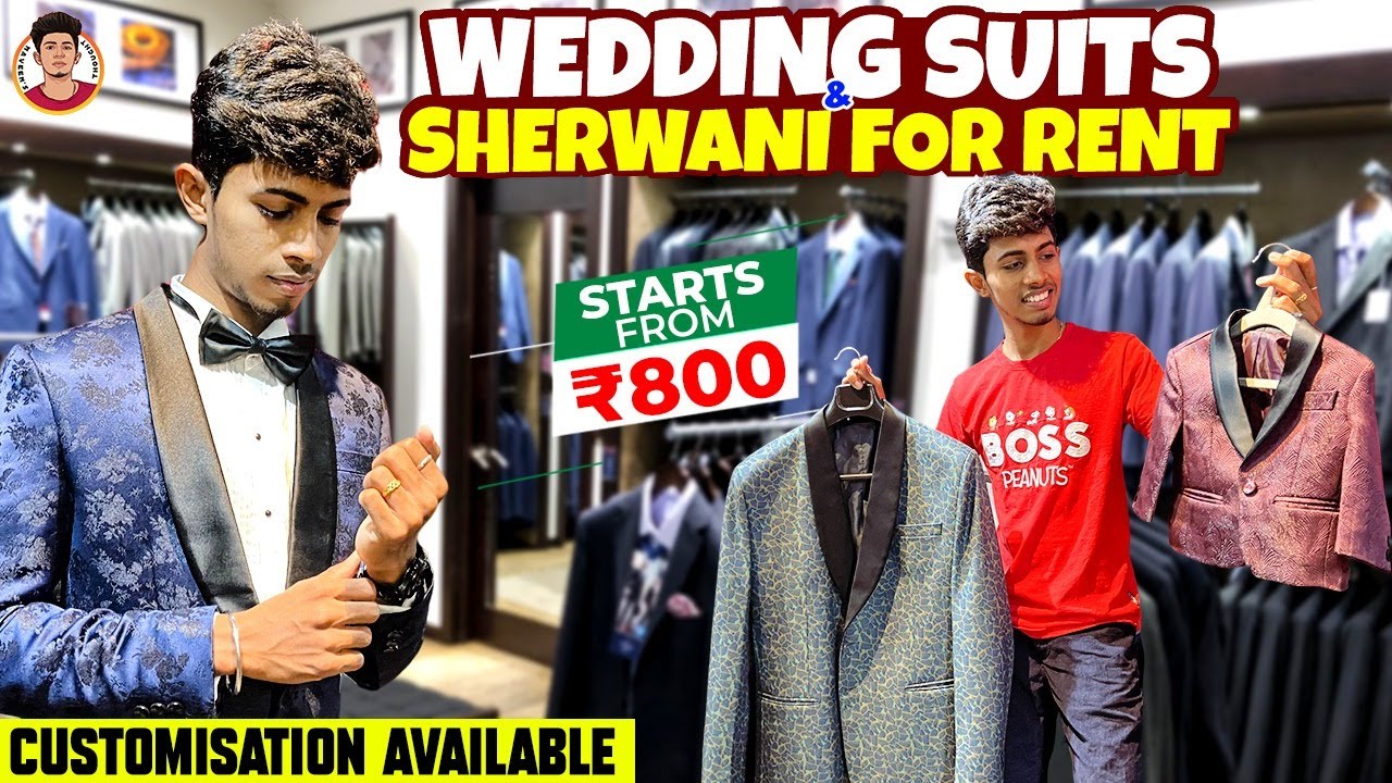 Wedding Suits & Sherwani for Rent🤵‍♂️| Customisation available | Naveen's Thought