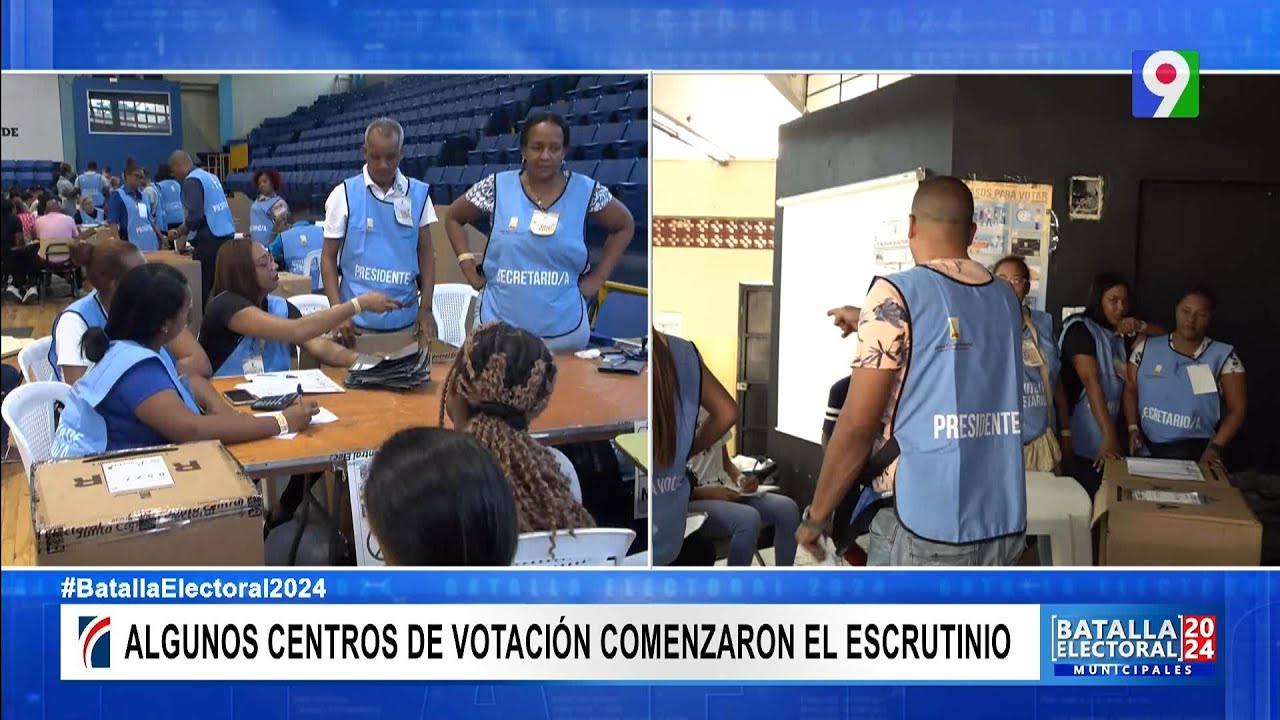 Dan inicio ha proceso de cotejar y contar los votos de los candidatos a Alcaldes y Regidores